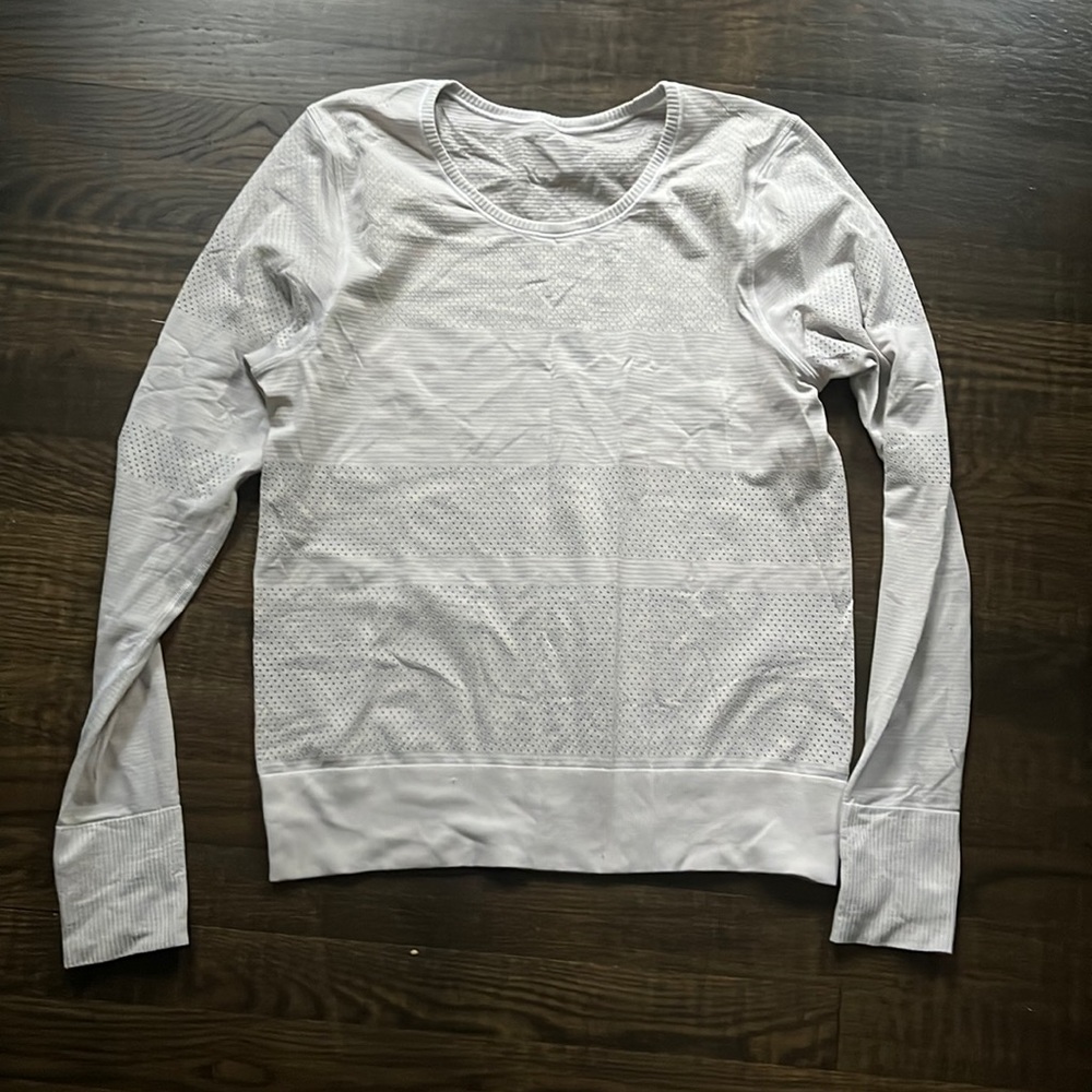 Off white Lululemon long sleeve